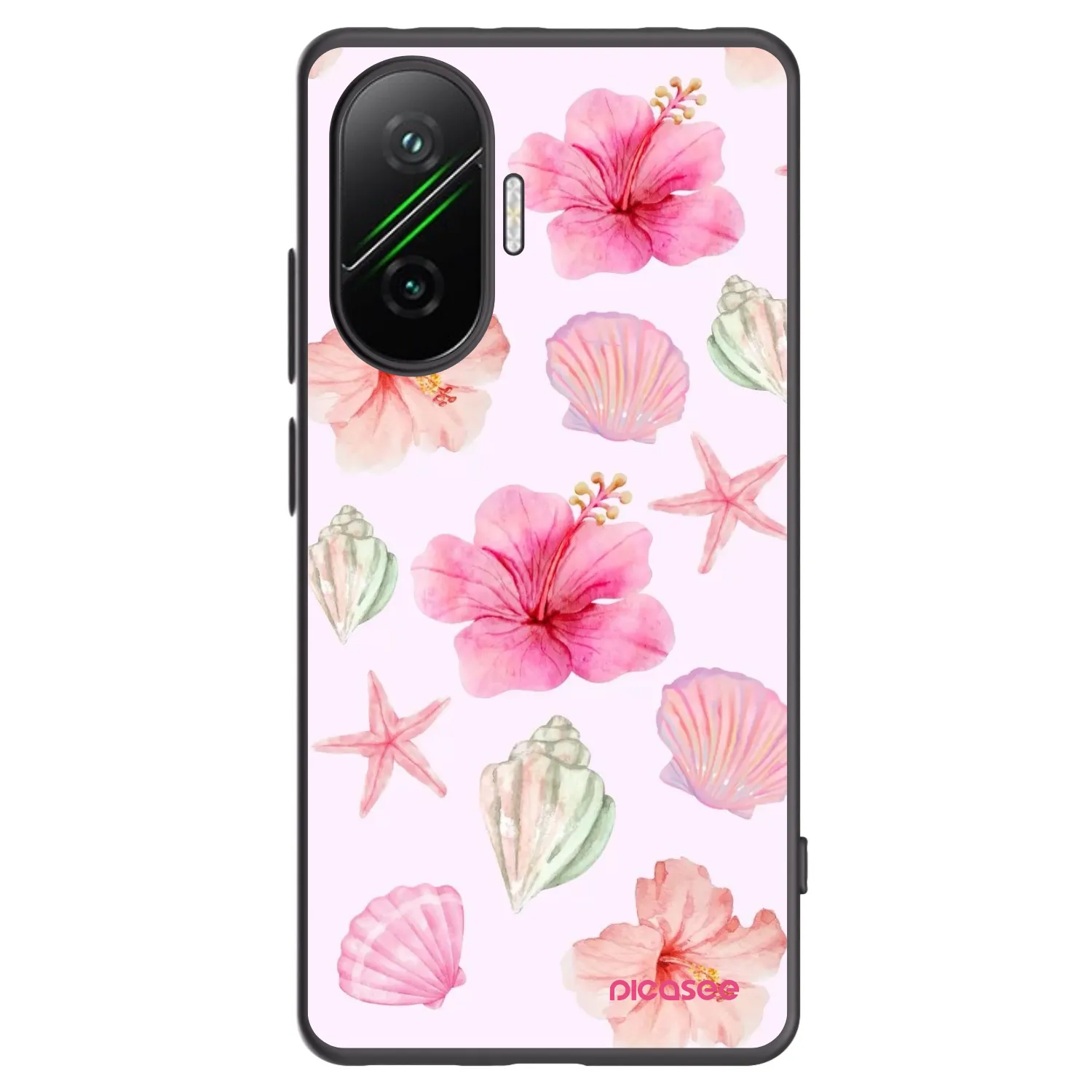 Picasee crna silikonska maskica za Xiaomi Poco F7 5G - Blush Lagoon
