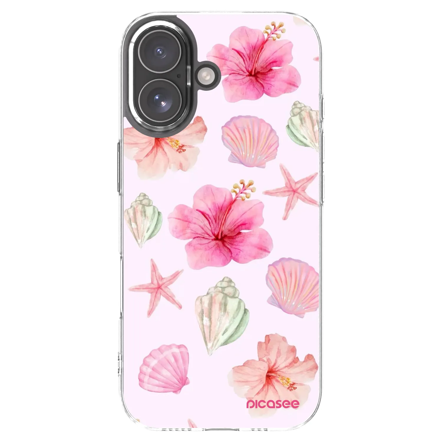 Picasee silikonska prozirna maskica za Apple iPhone 17 - Blush Lagoon