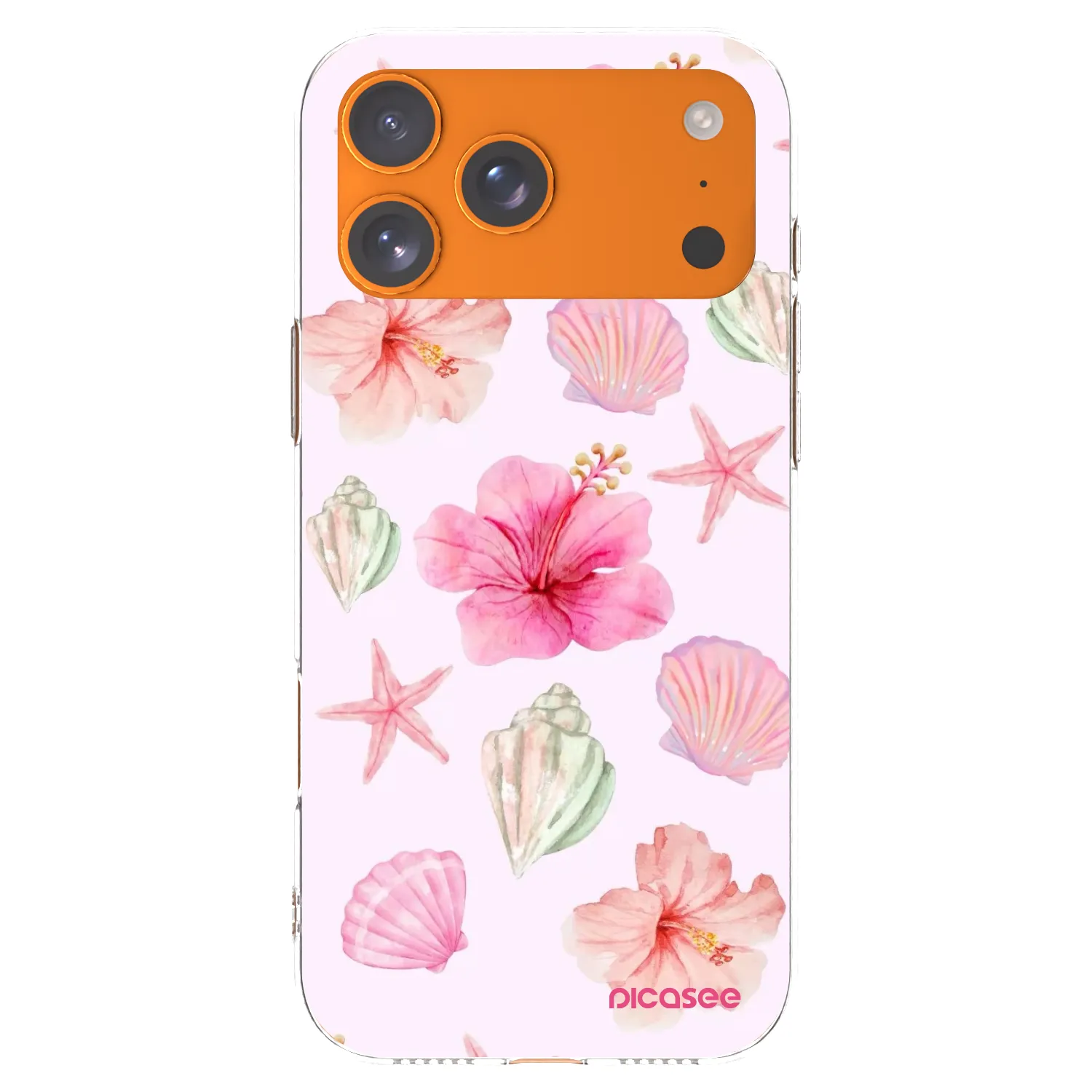 Picasee silikonska prozirna maskica za Apple iPhone 17 Pro Max - Blush Lagoon