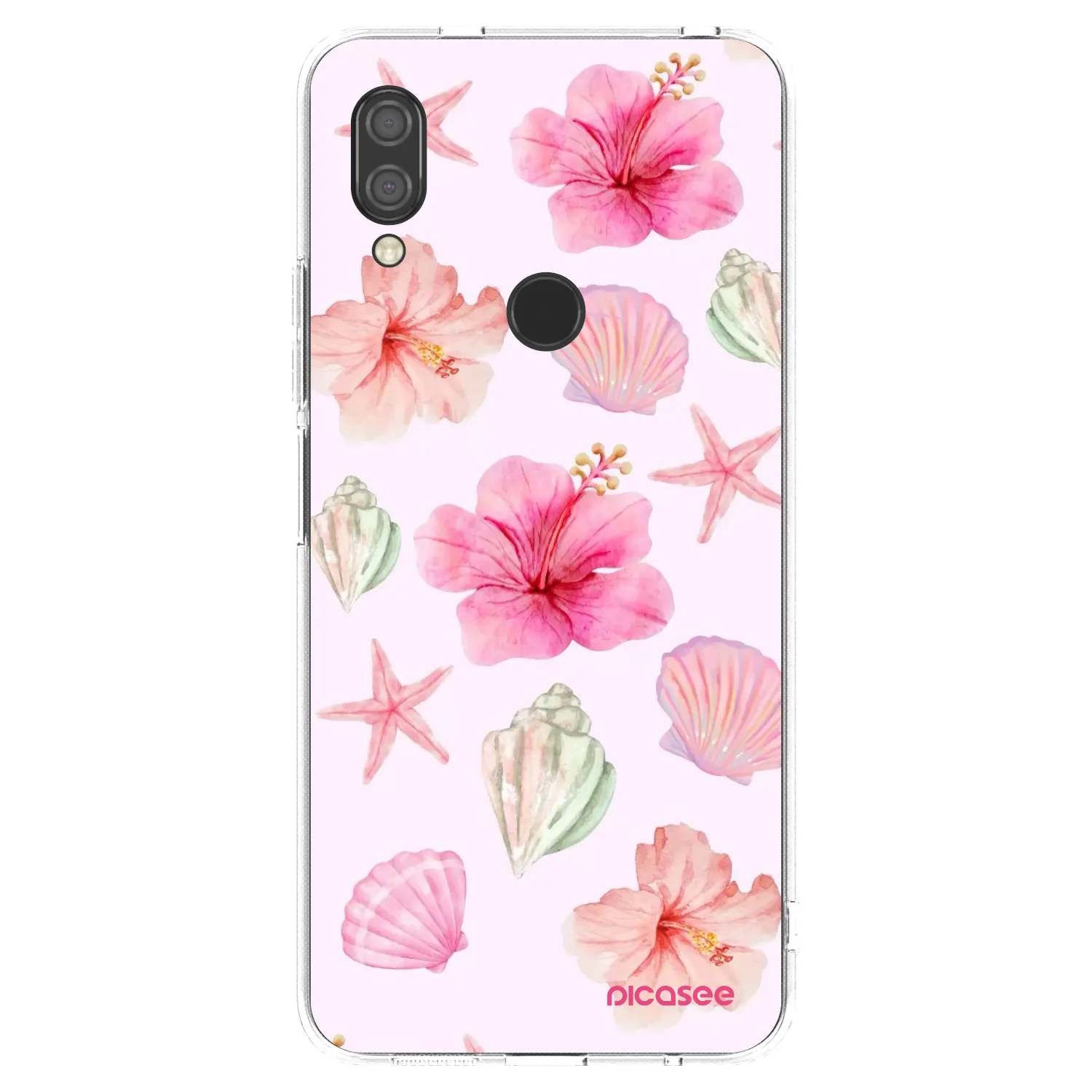 Picasee silikonska prozirna maskica za Xiaomi Redmi 7 - Blush Lagoon