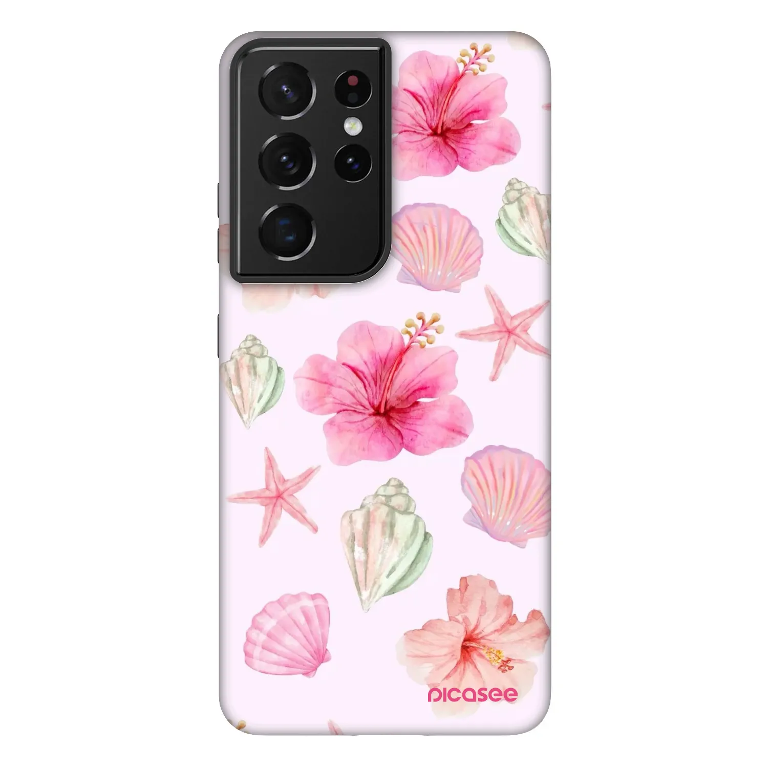 Picasee Fashion Case za Samsung Galaxy S21 Ultra 5G G998B - Blush Lagoon