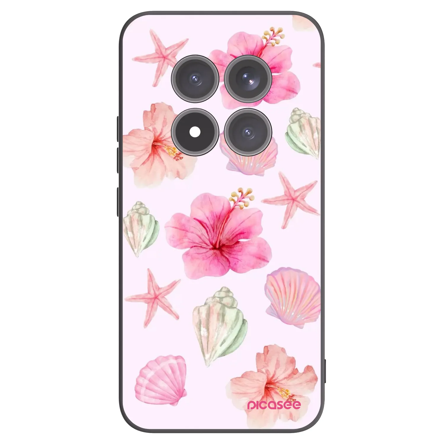 Picasee crna silikonska maskica za Xiaomi Redmi Note 15 Pro+ - Blush Lagoon