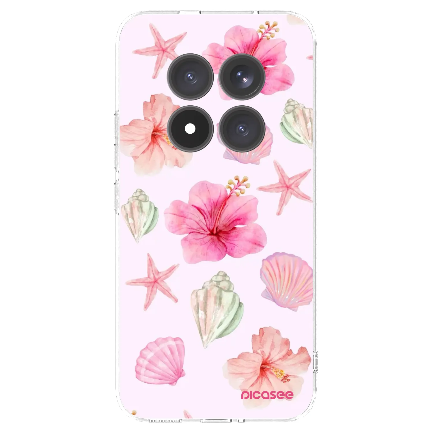 Picasee silikonska prozirna maskica za Xiaomi Redmi Note 15 Pro+ - Blush Lagoon