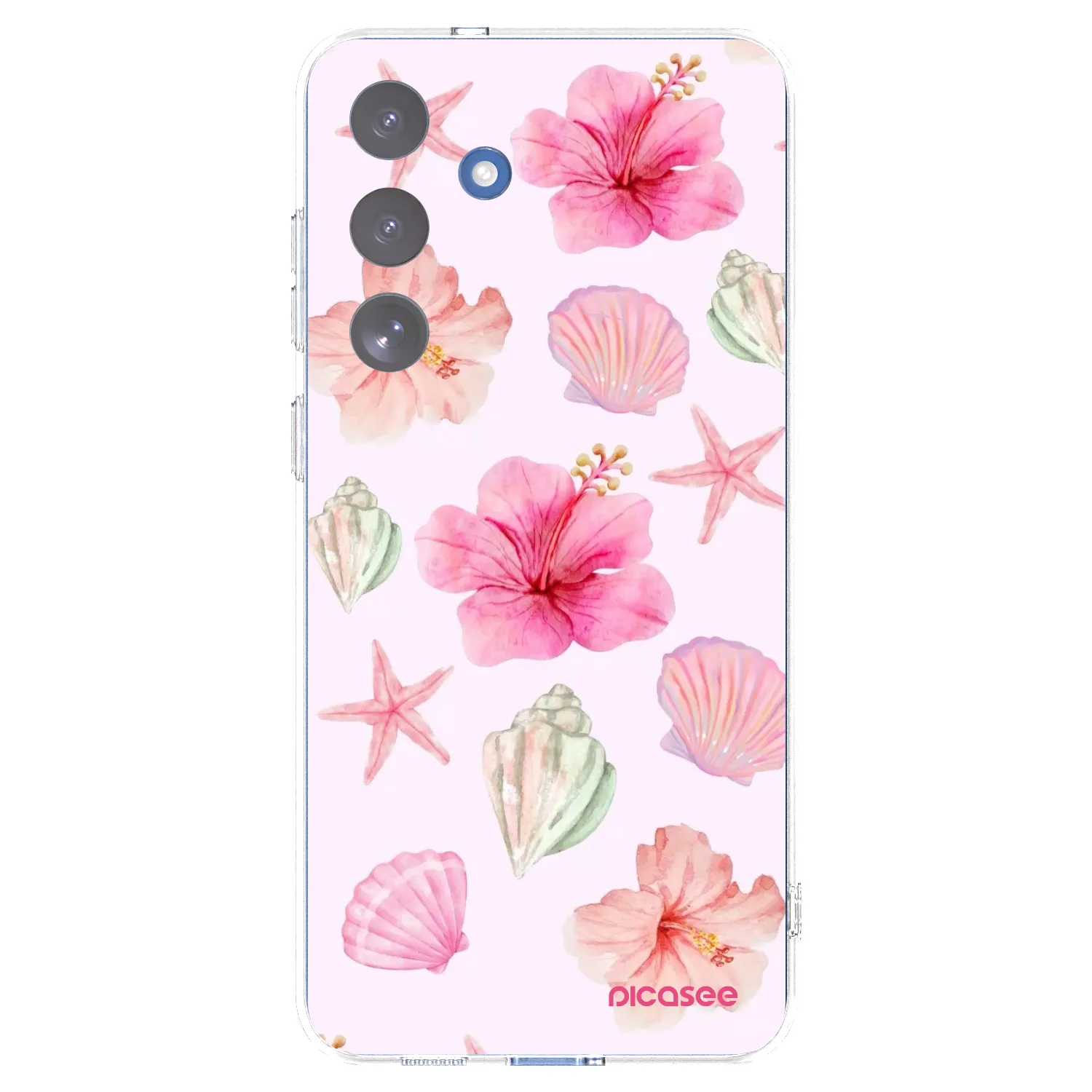 Picasee silikonska prozirna maskica za Samsung Galaxy S25 FE 5G - Blush Lagoon