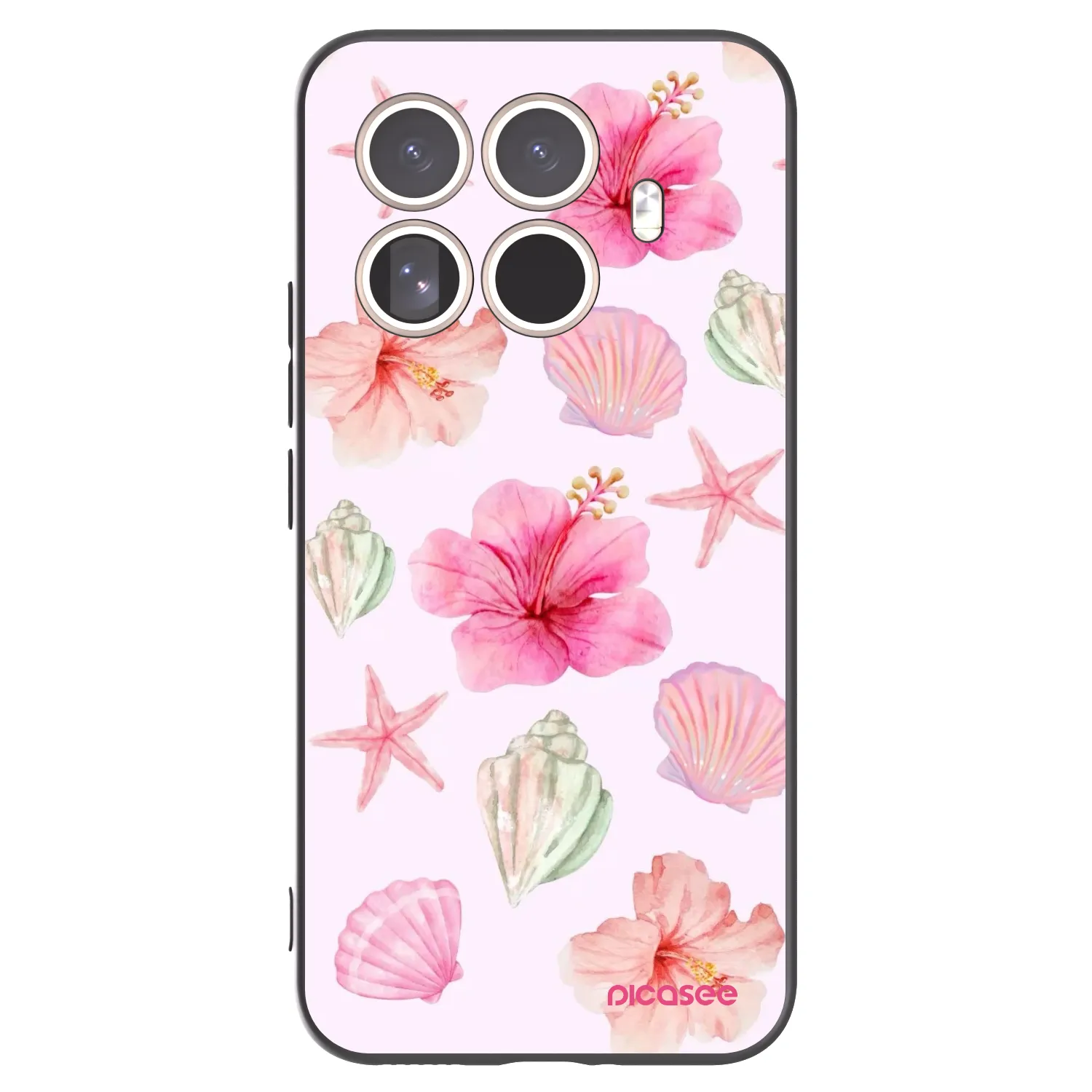 Picasee crna silikonska maskica za Xiaomi 15T Pro - Blush Lagoon