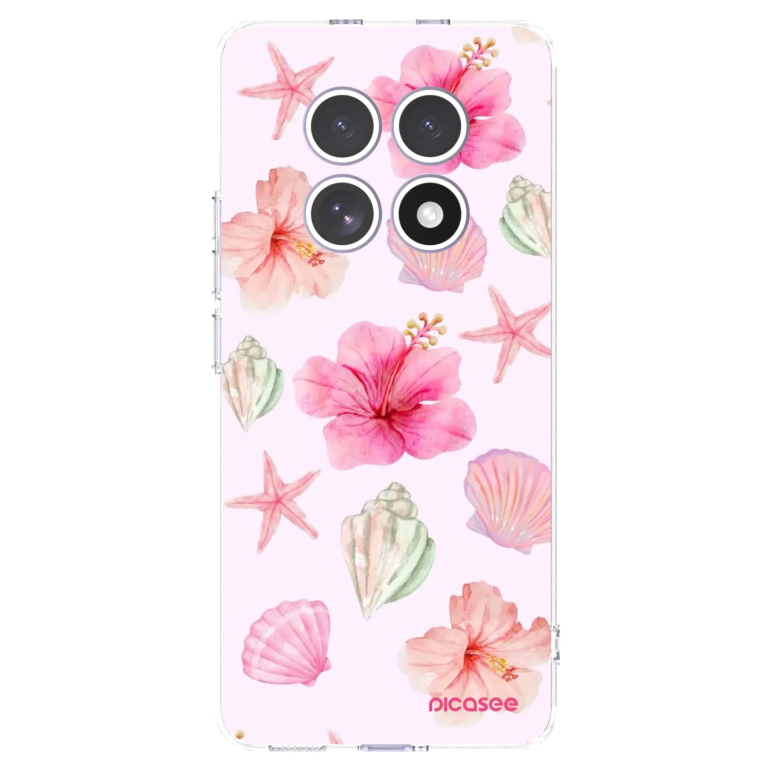 Picasee silikonska prozirna maskica za Xiaomi Redmi Note 15 4G - Blush Lagoon
