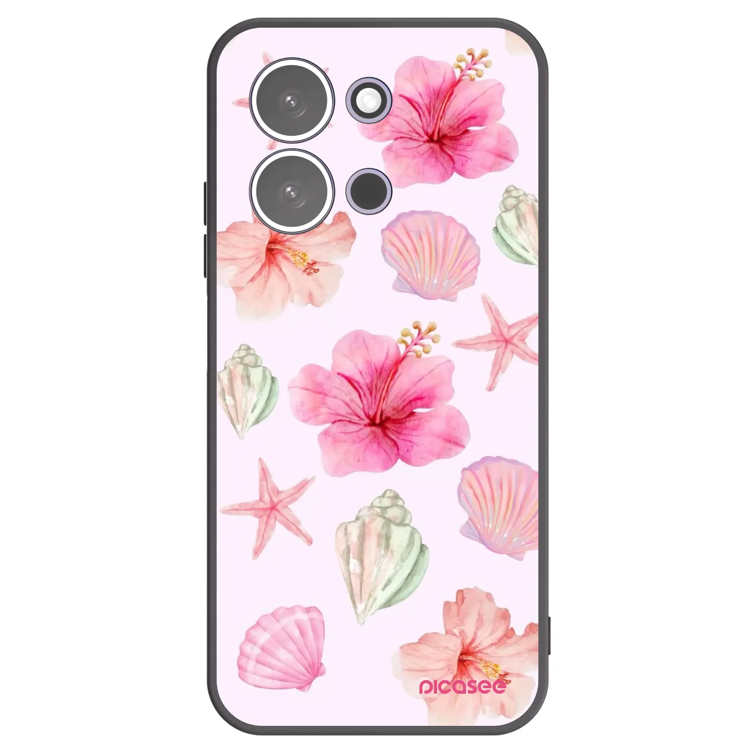 Picasee crna silikonska maskica za Xiaomi Redmi 15C 5G - Blush Lagoon