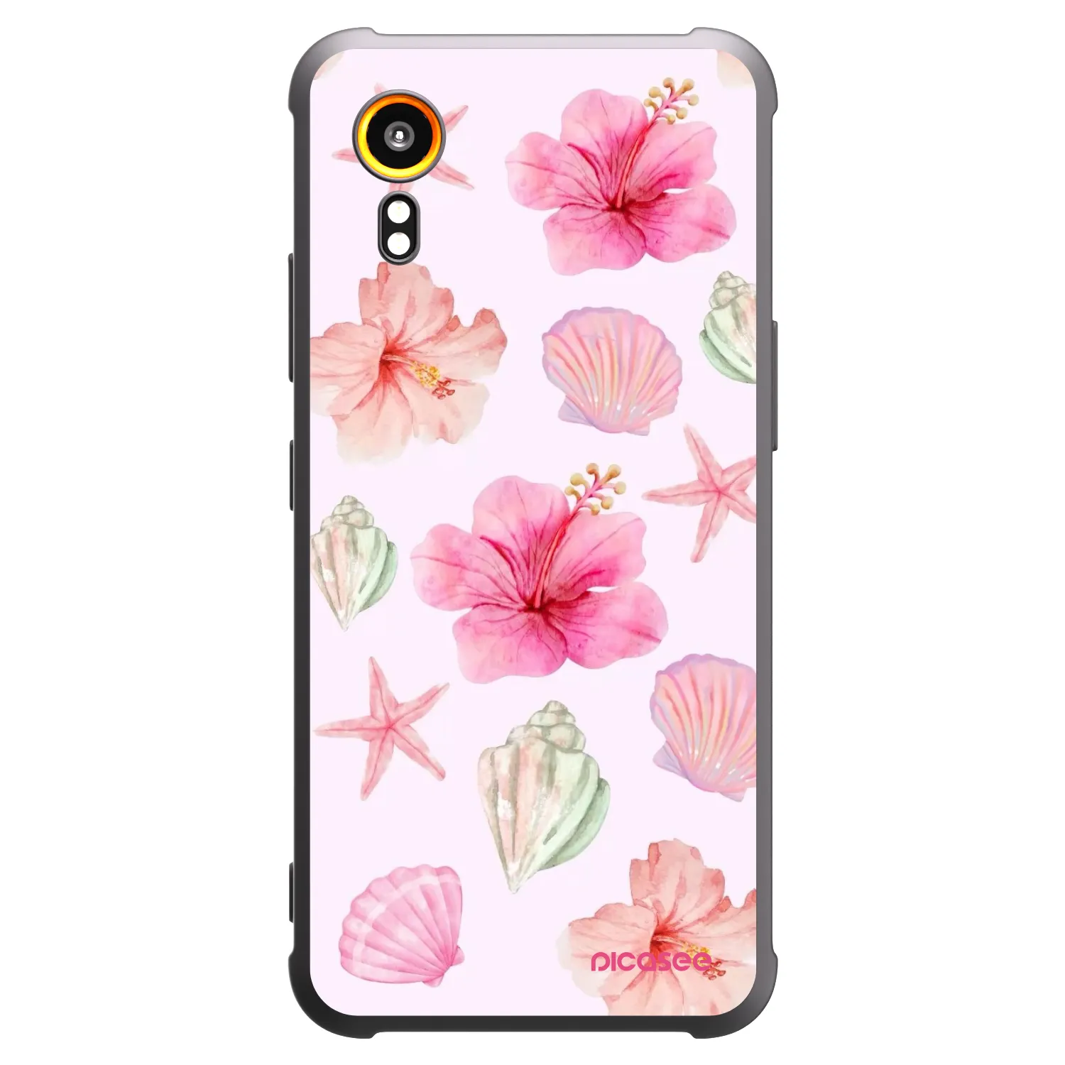 Picasee crna silikonska maskica za Samsung Galaxy Xcover 7 - Blush Lagoon