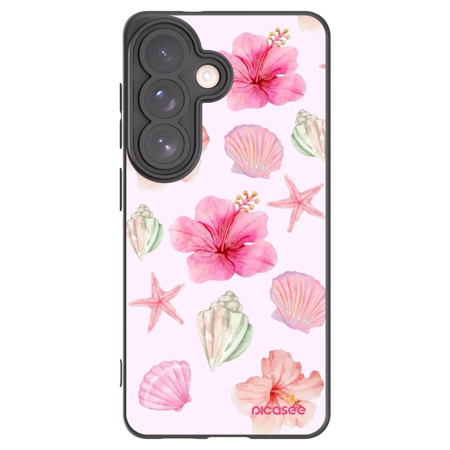 Picasee crna silikonska maskica za Samsung Galaxy S26 - Blush Lagoon