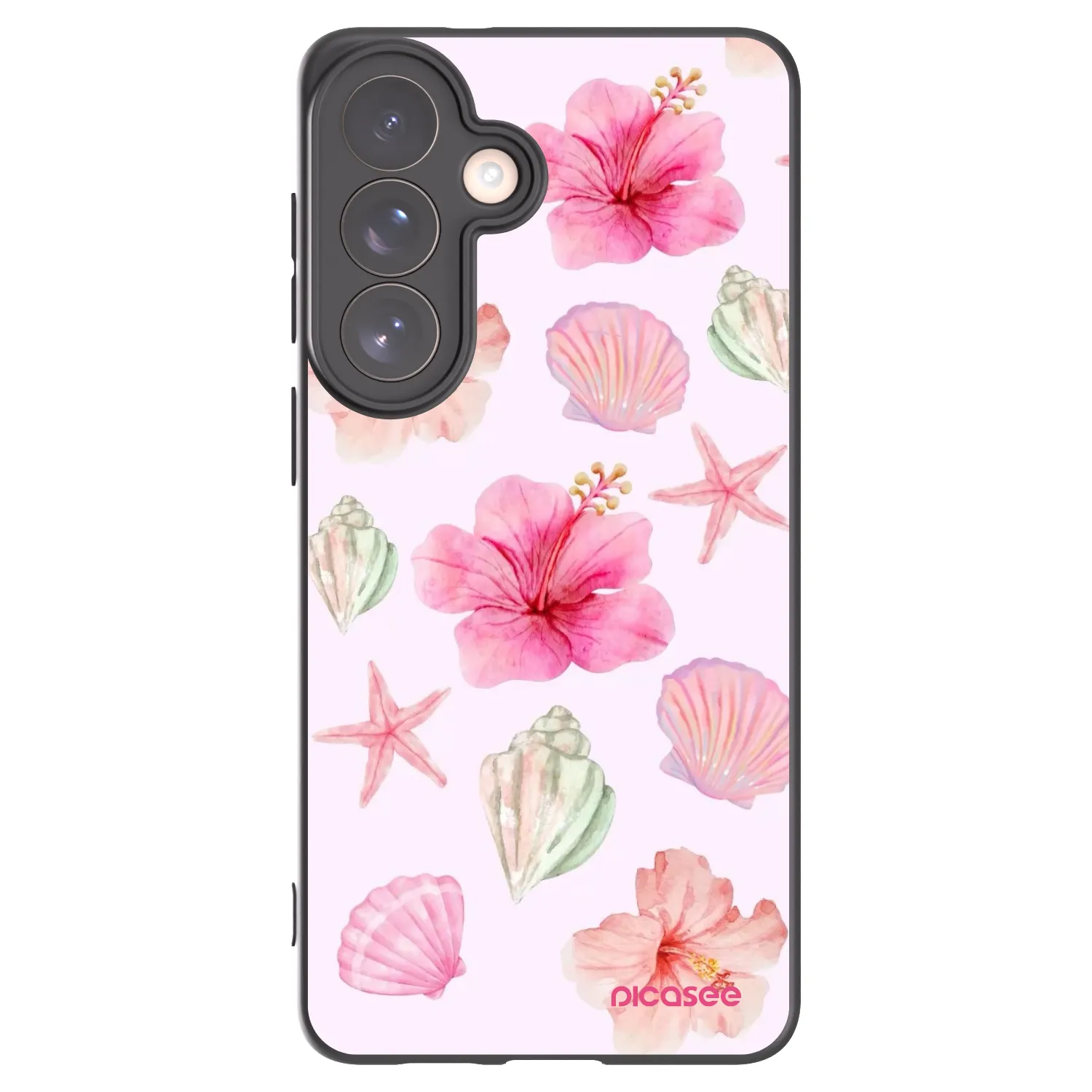 Picasee crna silikonska maskica za Samsung Galaxy S26+ - Blush Lagoon