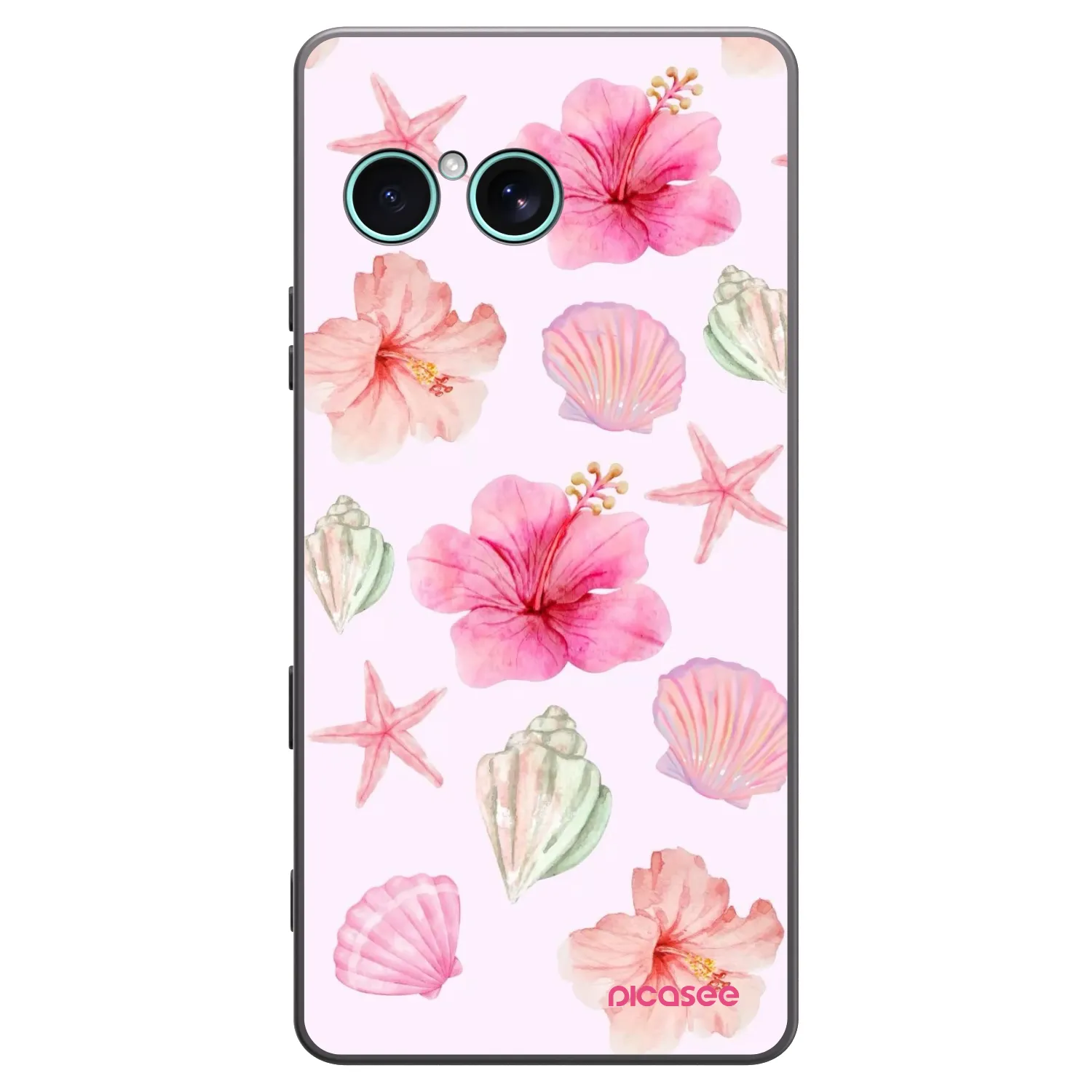 Picasee crna silikonska maskica za Sony Xperia 10 VII - Blush Lagoon