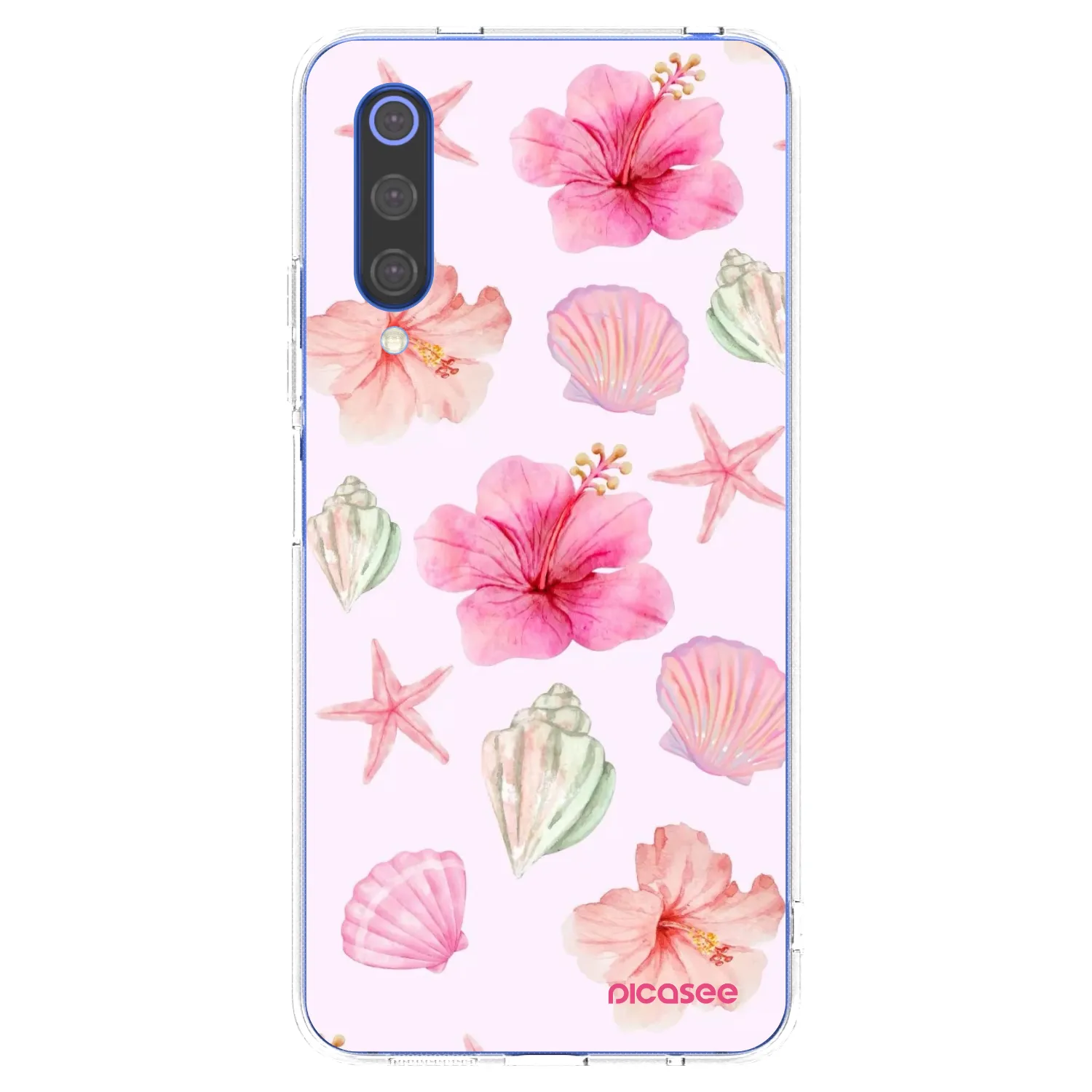 Picasee silikonska prozirna maskica za Xiaomi Mi 9 SE - Blush Lagoon