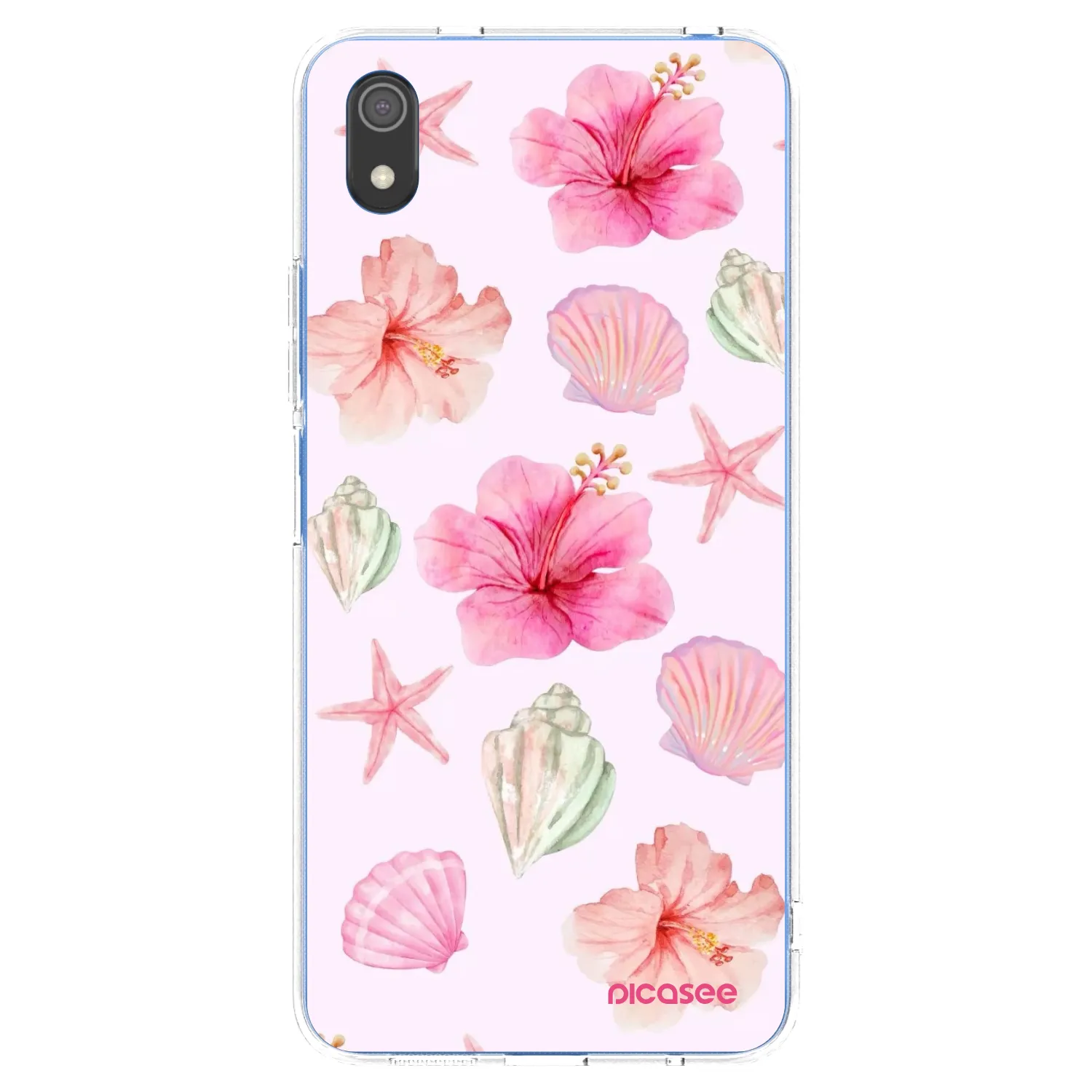 Picasee silikonska prozirna maskica za Xiaomi Redmi 7A - Blush Lagoon