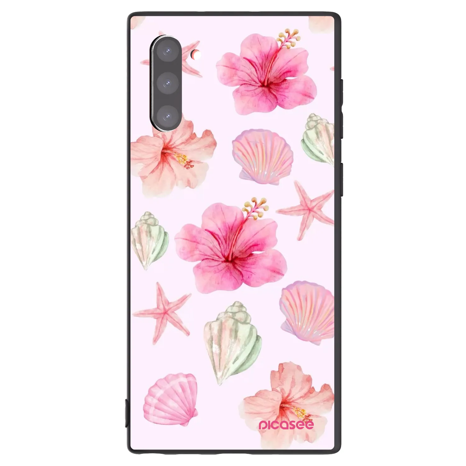 Picasee crna silikonska maskica za Samsung Galaxy Note 10 N970F - Blush Lagoon