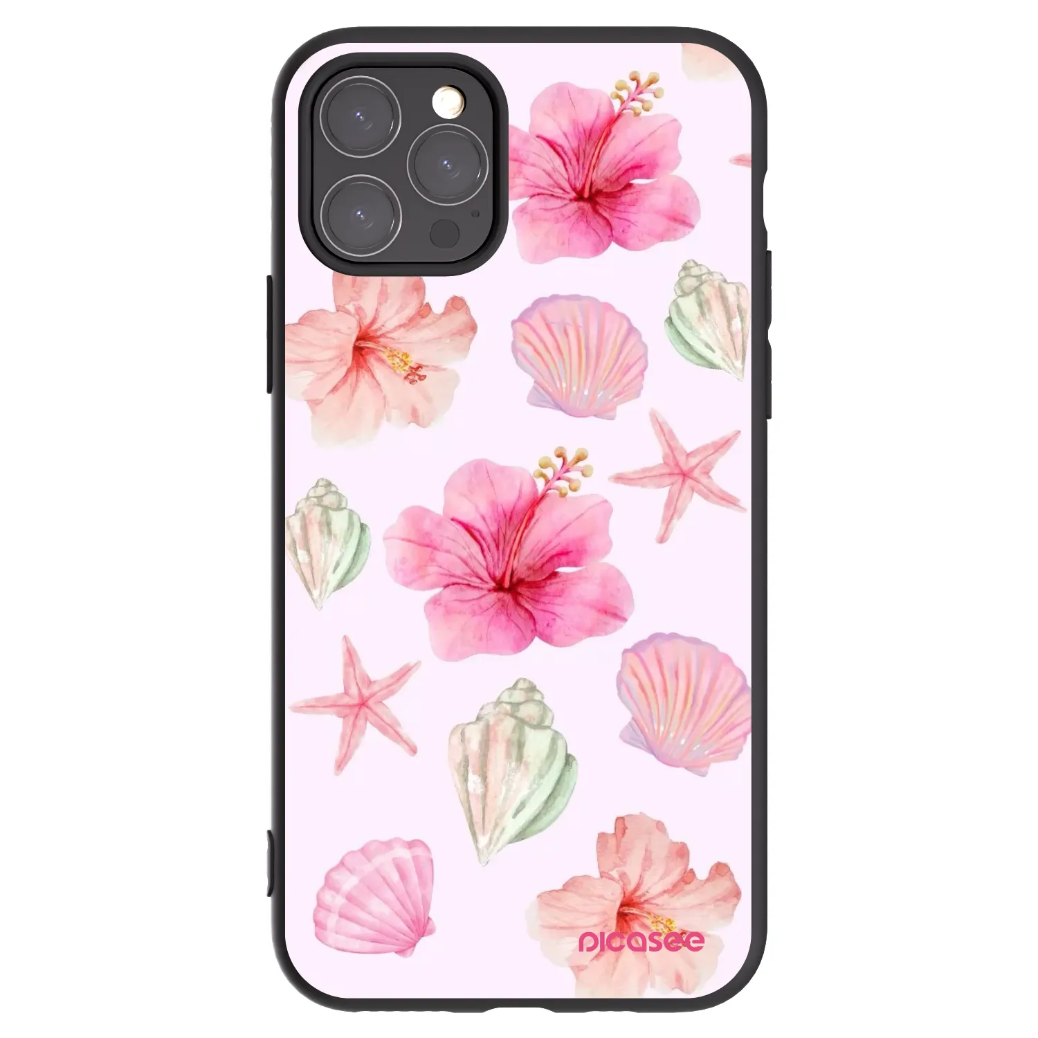 Picasee crna silikonska maskica za Apple iPhone 11 Pro - Blush Lagoon