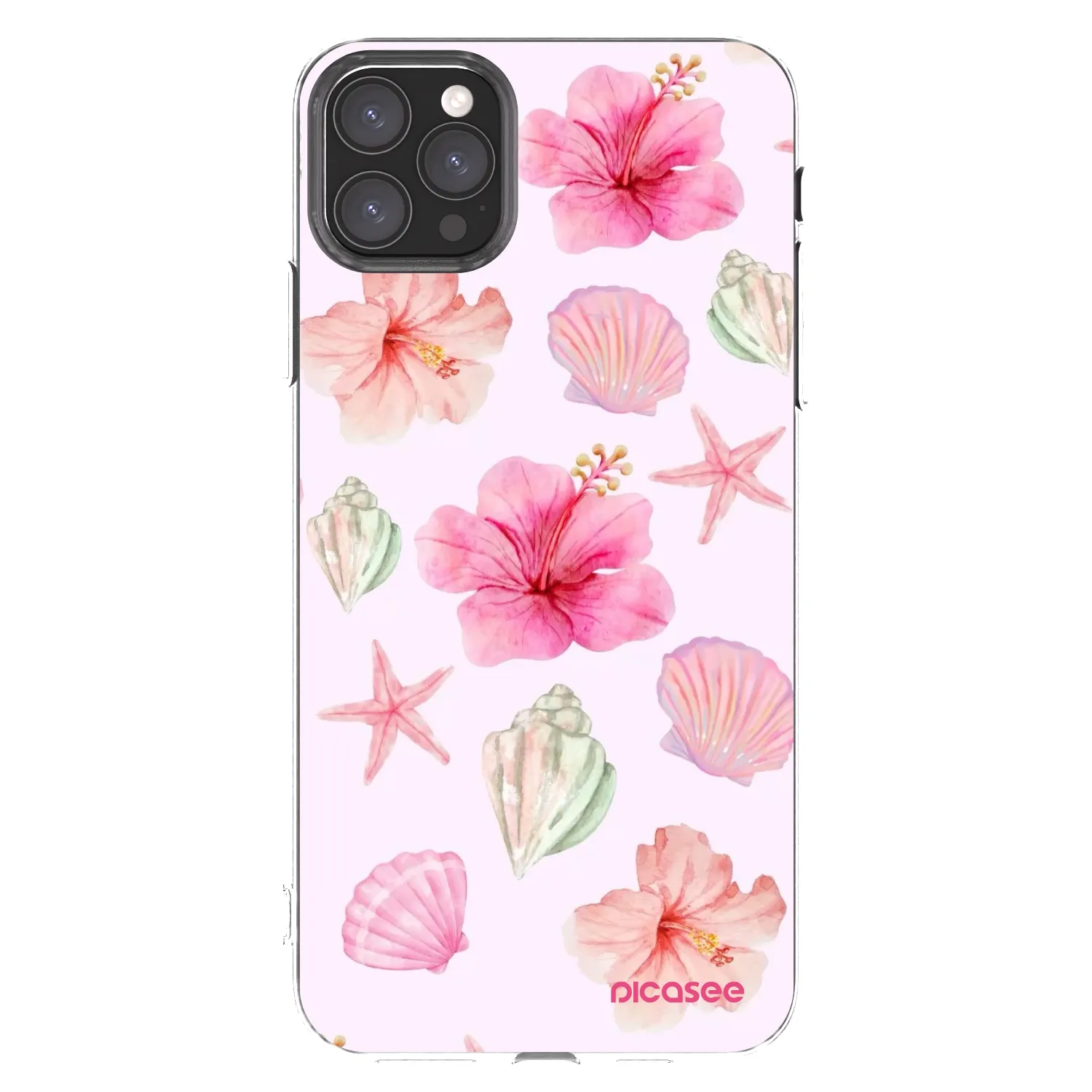 Picasee silikonska prozirna maskica za Apple iPhone 11 Pro Max - Blush Lagoon