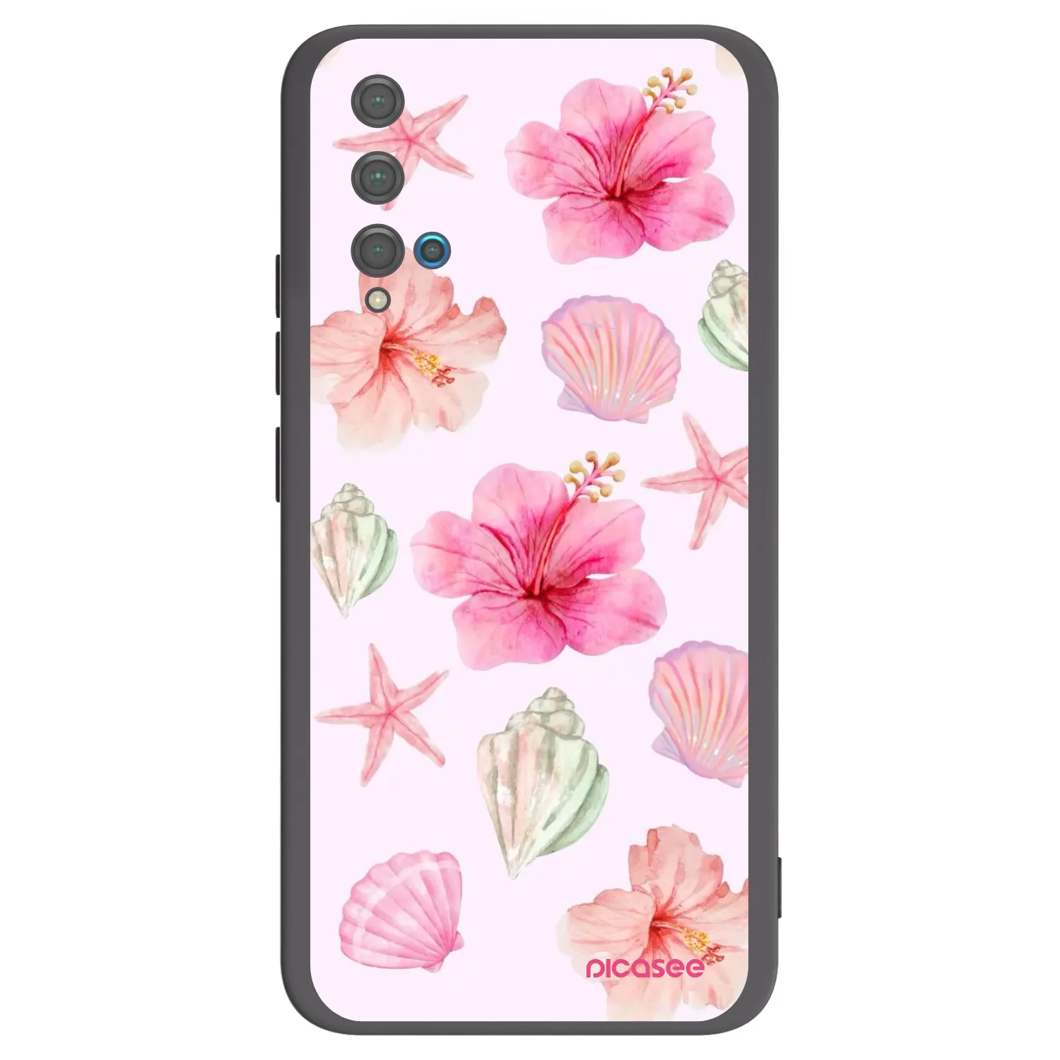 Picasee crna silikonska maskica za Huawei Nova 5T - Blush Lagoon