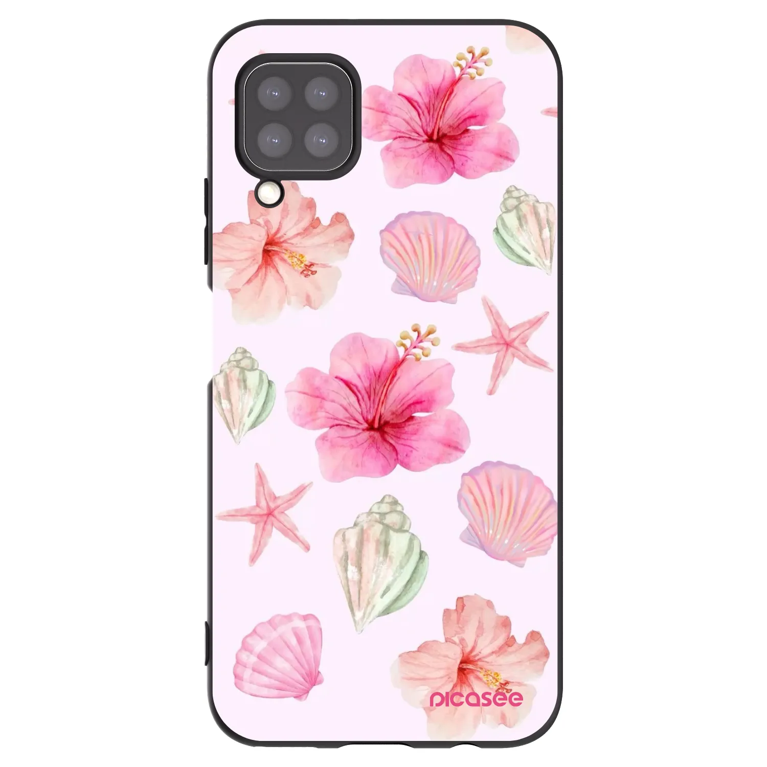 Picasee crna silikonska maskica za Huawei P40 Lite - Blush Lagoon