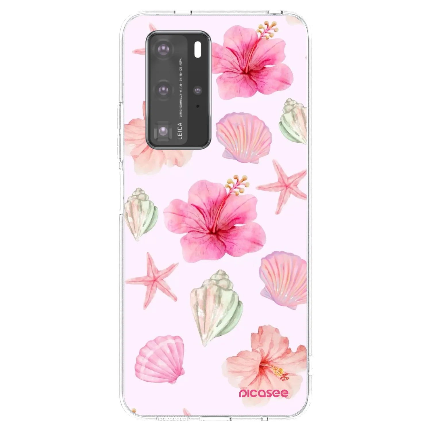 Picasee silikonska prozirna maskica za Huawei P40 Pro - Blush Lagoon