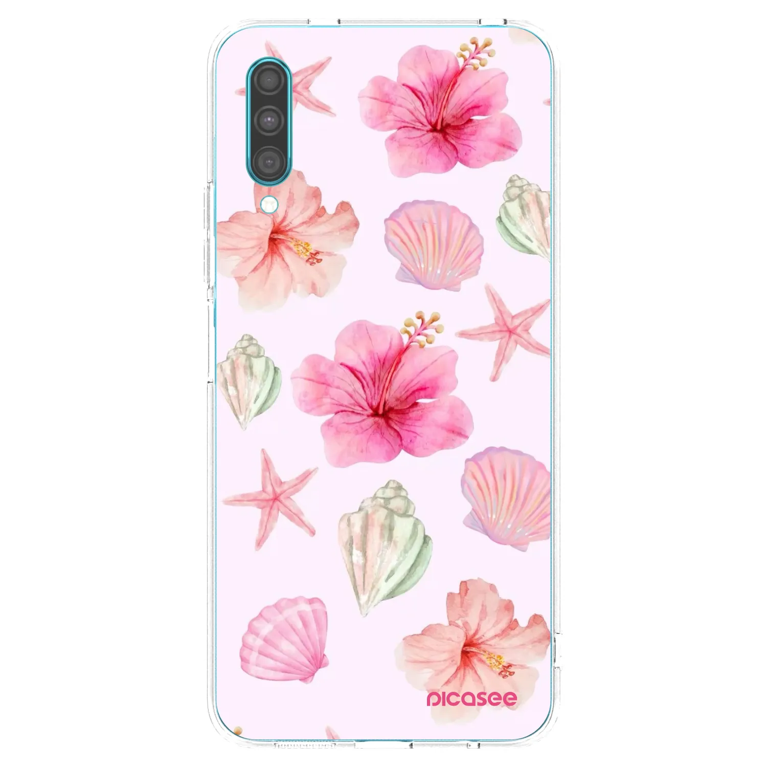Picasee silikonska prozirna maskica za Samsung Galaxy A30s A307F - Blush Lagoon
