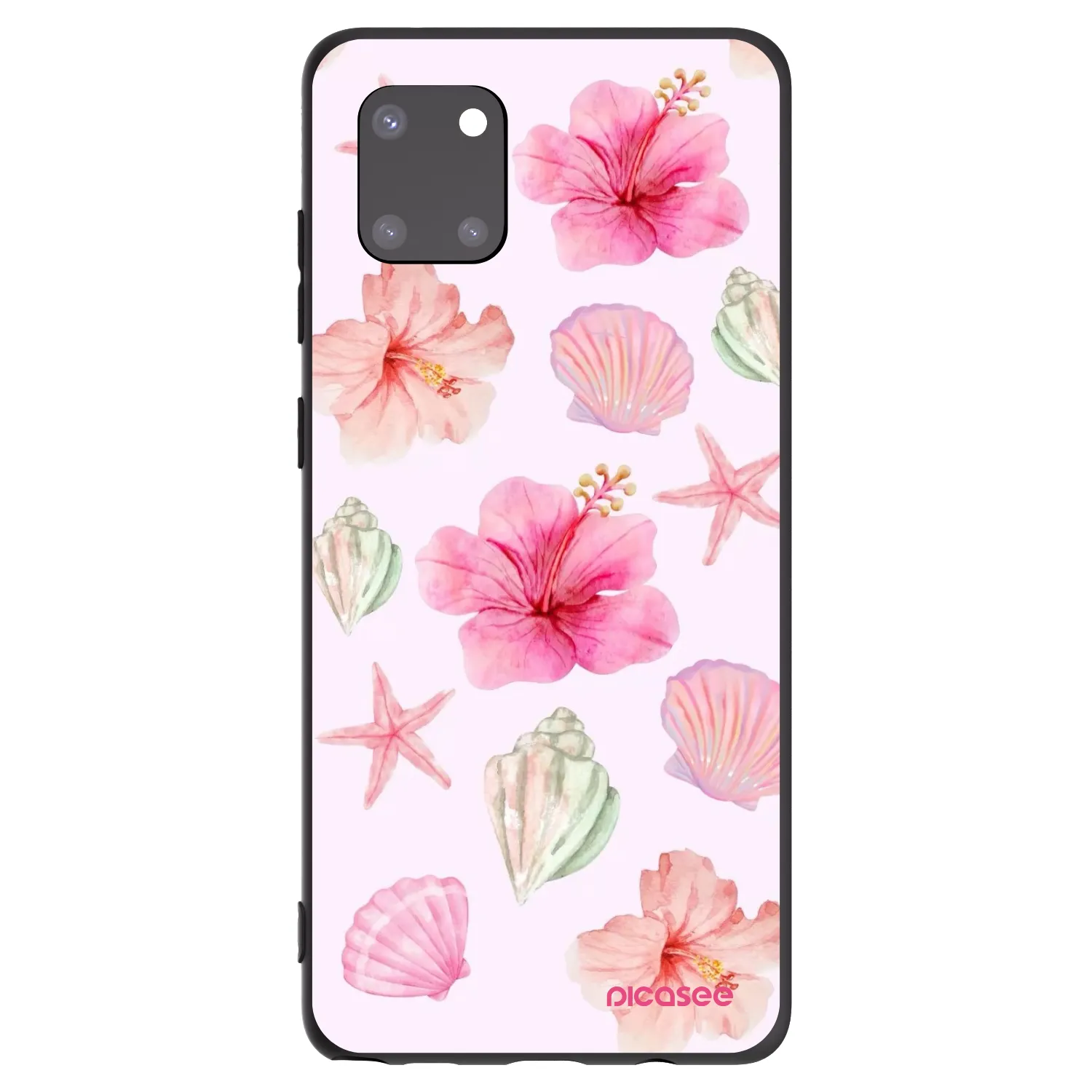 Picasee crna silikonska maskica za Samsung Galaxy Note 10 Lite N770F - Blush Lagoon