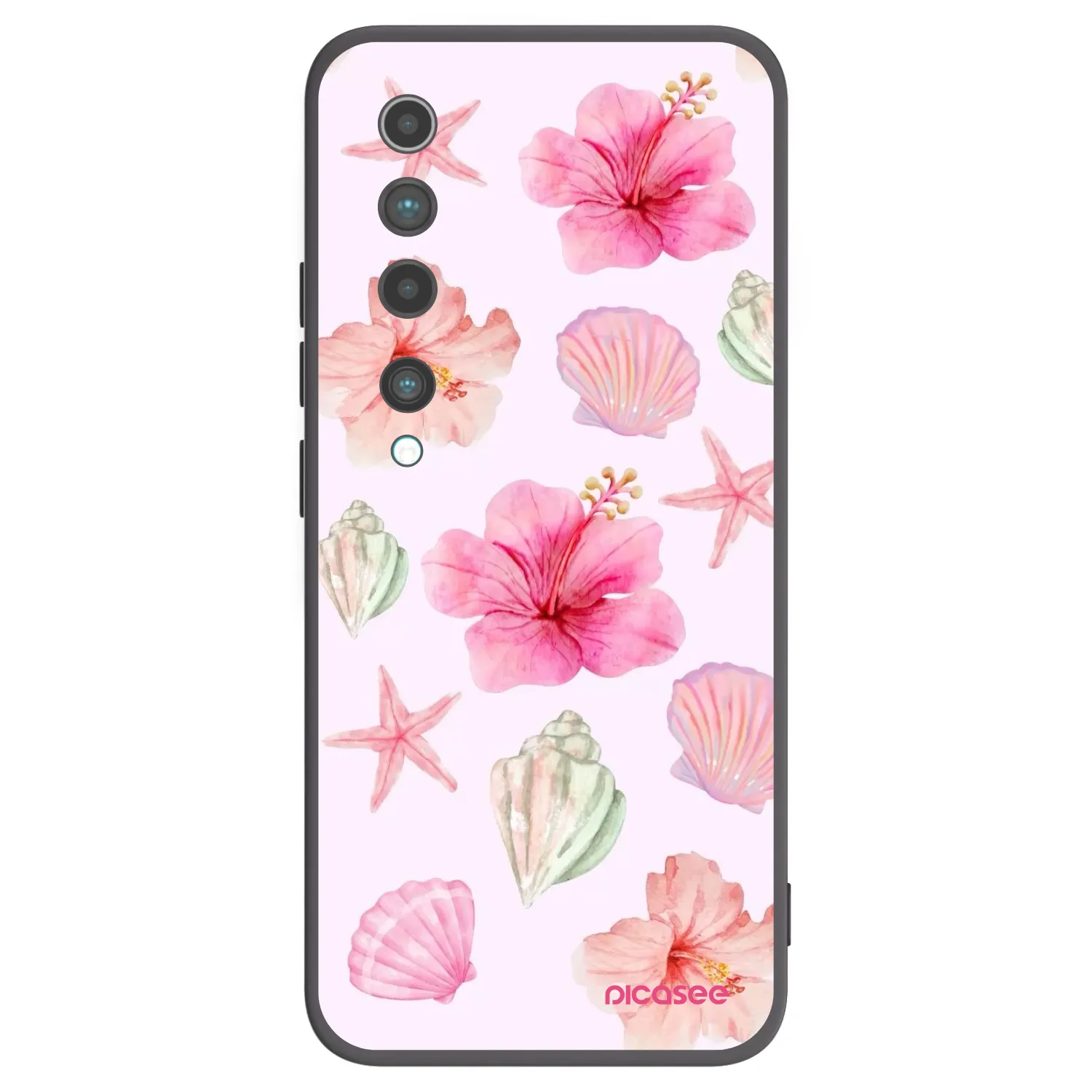 Picasee crna silikonska maskica za Xiaomi Mi 10 - Blush Lagoon