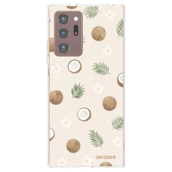 Picasee silikonska prozirna maskica za Samsung Galaxy Note 20 Ultra - Coconut Breeze