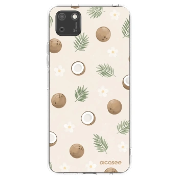 Picasee silikonska prozirna maskica za Huawei Y5P - Coconut Breeze