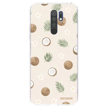 Picasee silikonska prozirna maskica za Xiaomi Redmi 9 - Coconut Breeze
