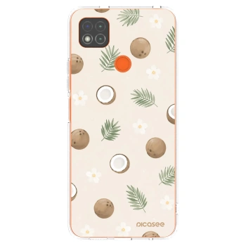 Picasee silikonska prozirna maskica za Xiaomi Redmi 9C - Coconut Breeze