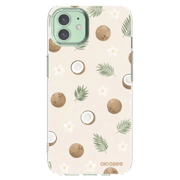Picasee silikonska prozirna maskica za Apple iPhone 12 Pro - Coconut Breeze