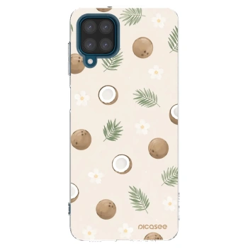Picasee silikonska prozirna maskica za Samsung Galaxy A12 A125F - Coconut Breeze