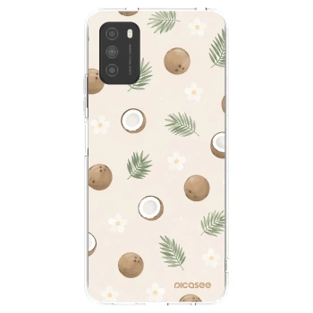 Picasee silikonska prozirna maskica za Xiaomi Poco M3 - Coconut Breeze