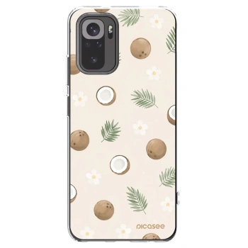 Picasee silikonska prozirna maskica za Xiaomi Redmi Note 10 - Coconut Breeze