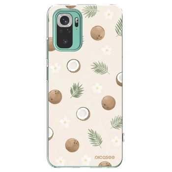 Picasee silikonska prozirna maskica za Xiaomi Redmi Note 10 Pro - Coconut Breeze