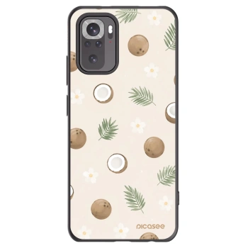 Picasee crna silikonska maskica za Xiaomi Redmi Note 10S - Coconut Breeze