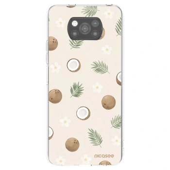 Picasee crna silikonska maskica za Xiaomi Poco X3 Pro - Coconut Breeze