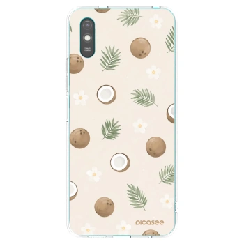Picasee silikonska prozirna maskica za Xiaomi Redmi 9AT - Coconut Breeze