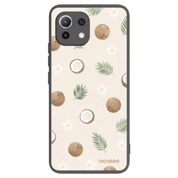 Picasee crna silikonska maskica za Xiaomi Mi 11 Lite - Coconut Breeze