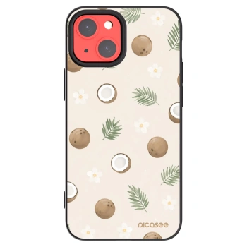 Picasee crna silikonska maskica za Apple iPhone 13 mini - Coconut Breeze