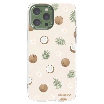 Picasee silikonska prozirna maskica za Apple iPhone 13 Pro Max - Coconut Breeze