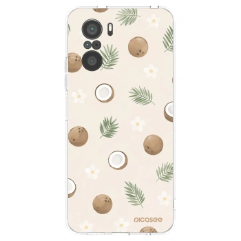 Picasee silikonska prozirna maskica za Xiaomi Poco F3 - Coconut Breeze