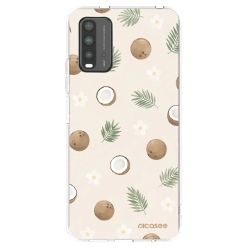 Picasee silikonska prozirna maskica za Xiaomi Redmi 9T - Coconut Breeze