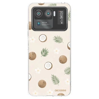 Picasee silikonska prozirna maskica za Xiaomi Mi 11 Ultra - Coconut Breeze