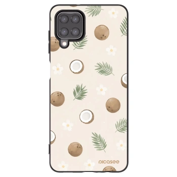 Picasee crna silikonska maskica za Samsung Galaxy M12 M127F - Coconut Breeze