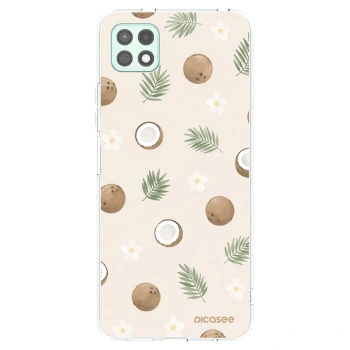 Picasee silikonska prozirna maskica za Samsung Galaxy A22 A226B 5G - Coconut Breeze