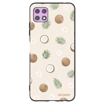 Picasee crna silikonska maskica za Samsung Galaxy A22 A226B 5G - Coconut Breeze