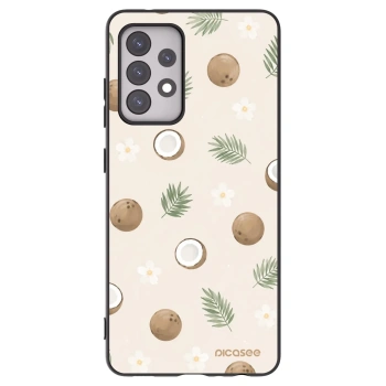 Picasee crna silikonska maskica za Samsung Galaxy A52s 5G A528B - Coconut Breeze