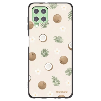 Picasee crna silikonska maskica za Samsung Galaxy A22 A225F 4G - Coconut Breeze