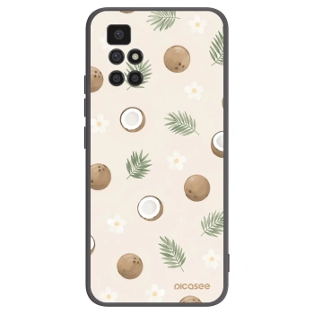 Picasee crna silikonska maskica za Xiaomi Redmi 10 - Coconut Breeze